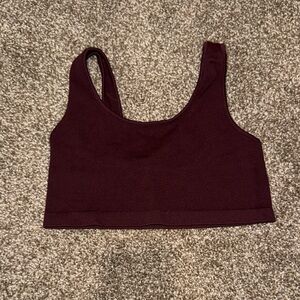 Maroon American Eagle crop top